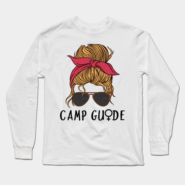 Camp Guide Feminist Women's Rights Empower Women Symbol Long Sleeve T-Shirt by Little Duck Designs